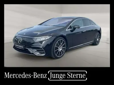 Gebraucht Mercedes EQS450+ AMG 244 kW (333 PS) 2022 Metalliclack obsidianschwarz Limousine