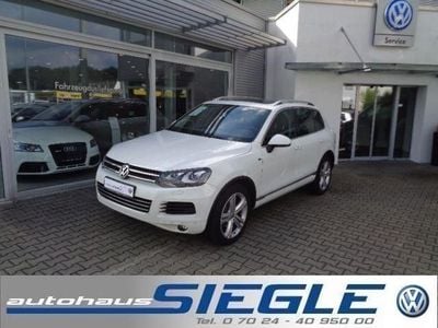 Gebraucht VW Touareg R-line 245 PS (180 kW) 2012 Weiß metallic SUV