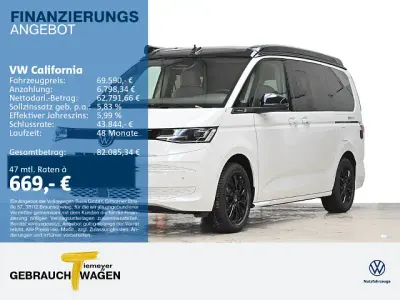 Ny VW California Beach 150 HK (110 kW) 2026 Hvid Van