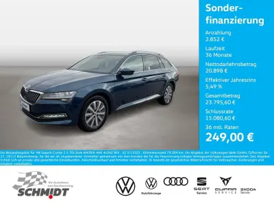 Gebraucht Skoda Superb Style 150 PS (110 kW) 2022 Blau Kombi