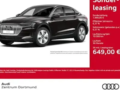 Usata Audi e-tron Sportback Comfort 230 kW (313 CV) 2022 Nero SUV