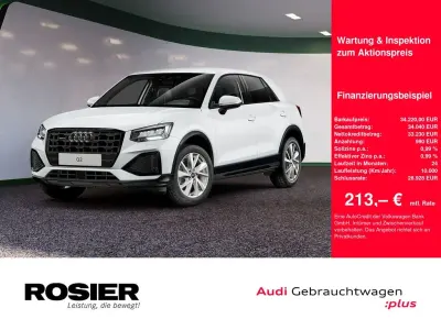 Gebraucht Audi Q2 Advanced Plus 190 PS (139 kW) 2025 Weiss / gletscherweiss SUV