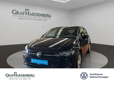 Gebraucht VW Polo Comfortline 95 PS (69 kW) 2021 Schwarz Kleinwagen