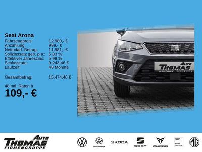 Gebraucht Seat Arona Style 95 PS (69 kW) 2018 Grau SUV