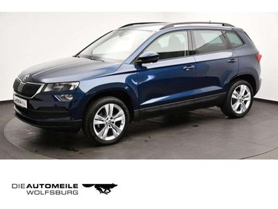 Gebraucht Skoda Karoq Style 116 PS (85 kW) 2019 Lavablau metallic (metallic) SUV