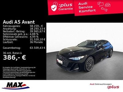 Mythosschwarz metallic (metallic) Gebraucht 2024 Audi A5 Ambiente Kombi | 58.259 € (Fairer Preis)