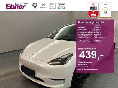 Gebraucht Tesla Model Y 378 kW (514 PS) 2022 Sonderlackierung weiß SUV