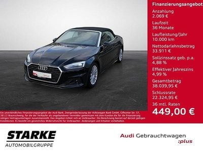 Gebraucht Audi A5 Cabriolet Ambiente 150 PS (110 kW) 2024 Brillantschwarz Cabrio