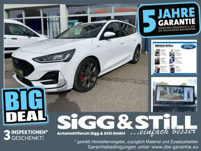 Gebraucht Ford Focus ST-Line X 125 PS (91 kW) 2022 Frostweiß Kombi