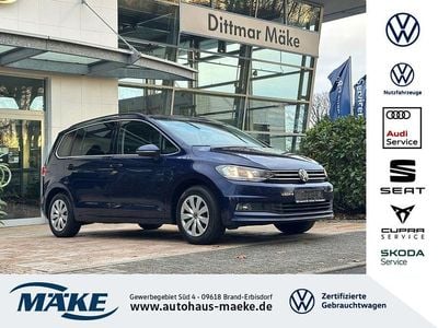 Blau Gebraucht 2022 VW Touran Comfortline Van / Kleinbus | 27.590 € (Guter Preis)