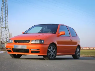 Gebraucht VW Polo 60 PS (44 kW) 1995 Orange Kleinwagen