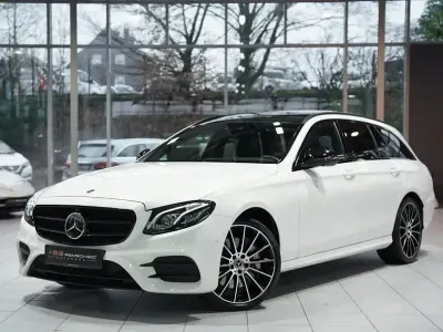 Brugt Mercedes E400 AMG line 340 HK (250 kW) 2018 Hvid Stationcar