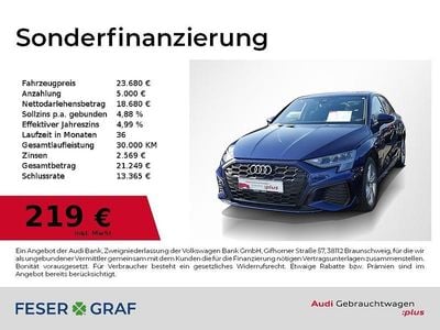 Gebraucht Audi A3 S-Line 245 PS (180 kW) 2021 Blau Limousine