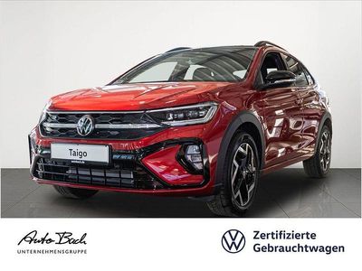 Gebraucht VW Taigo R-line 116 PS (85 kW) 2025 Kings red metallic/schwarz SUV