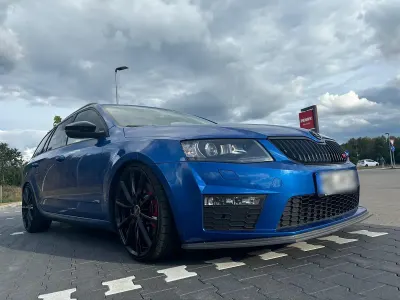 Gebraucht Skoda Octavia vRS 184 PS (135 kW) 2015 Blau Kombi