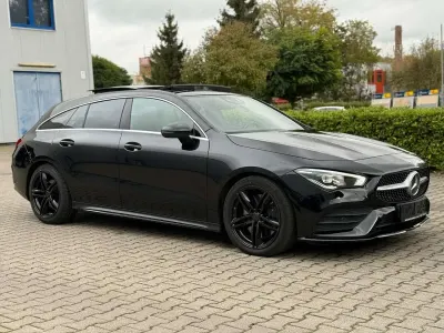 Brugt Mercedes CLA220 AMG 190 HK (139 kW) 2021 Sort Sedan