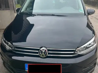 Gebraucht VW Touran Sound 150 PS (110 kW) 2017 Schwarz Van / Kleinbus