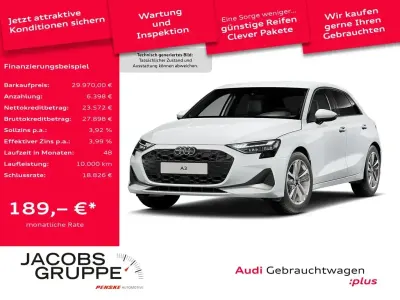 Brugt Audi A3 Advanced 110 HK (80 kW) 2025 Hvid Sedan