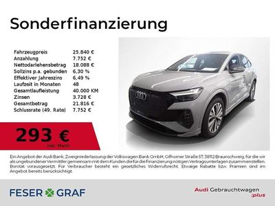 Kieselgrau Gebraucht 2022 Audi Q4 Sportback e-tron Ambiente SUV | 25.840 € (Fairer Preis)