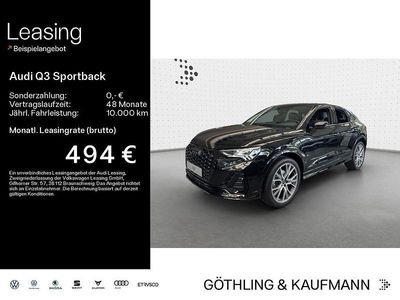 Gebraucht Audi Q3 Sportback S-Line 150 PS (110 kW) 2025 Schwarz SUV