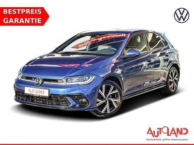 Usata VW Polo R-line 95 CV (69 kW) 2022 Blu Utilitaria