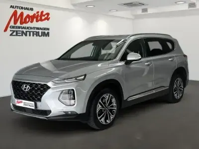 Gebraucht Hyundai Santa Fe Premium 200 PS (147 kW) 2018 Typhoon silver / met SUV