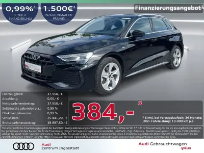 Gebraucht Audi A3 S-Line 204 PS (150 kW) 2025 Mythosschwarz metallic Limousine