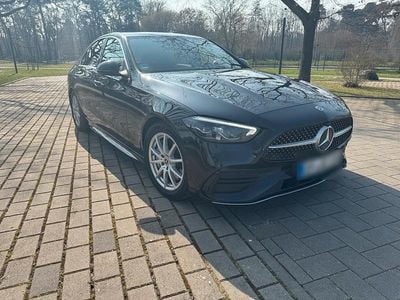 Gebraucht Mercedes C220 AMG line 200 PS (147 kW) 2021 Schwarz Limousine