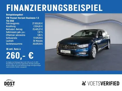 Gebraucht VW Passat Business 150 PS (110 kW) 2023 Blau Kombi