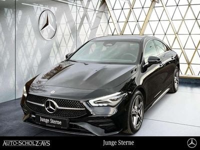 Kosmosschwarz metallic Gebraucht 2025 Mercedes CLA200 AMG Coupé | 36.489 € (Guter Preis)