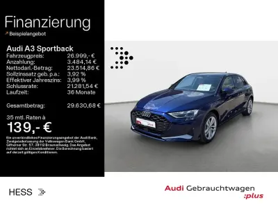 Gebraucht Audi A3 Advanced 150 PS (110 kW) 2025 Navarrablau metallic Limousine