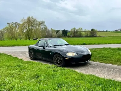 Gebraucht Mazda MX5 110 PS (80 kW) 2001 Schwarz Cabrio