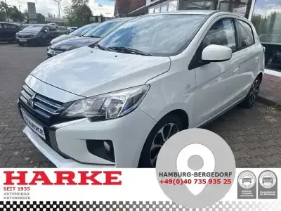 Gebraucht Mitsubishi Space Star Select+ 115 PS (84 kW) 2023 Island weiß Kleinwagen