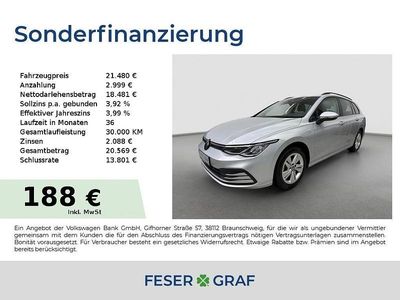 Gebraucht VW Golf VIII 150 PS (110 kW) 2022 Reflexsilber Kombi