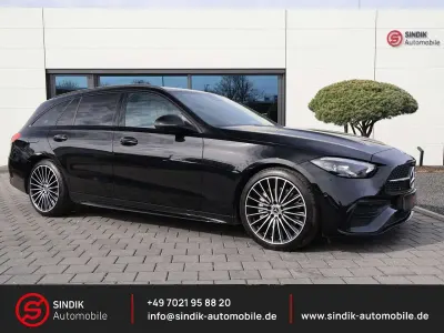 Gebraucht Mercedes C300 AMG line 265 PS (194 kW) 2023 Obsidianschwarz  metalliclack Kombi