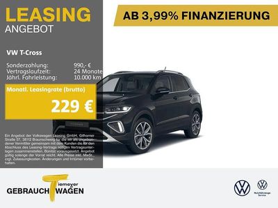 Gebraucht VW T-Cross Style 150 PS (110 kW) 2025 Schwarz SUV