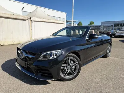 Gebraucht Mercedes C200 AMG 184 PS (135 kW) 2020 Schwarz Cabrio