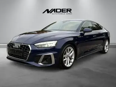 Brugt Audi A5 S-Line 204 HK (150 kW) 2020 Blå Coupe