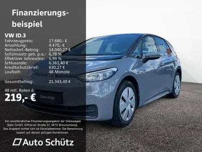 Gebraucht VW ID.3 Pure 110 kW (150 PS) 2021 Grau Kleinwagen
