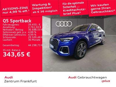 Usata Audi Q5 S-Line 286 CV (210 kW) 2022 Blu SUV