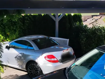 Gebraucht Mercedes SLK200 163 PS (119 kW) 2004 Silber Cabrio