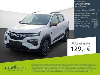 Gebraucht Dacia Spring Extreme 47 kW (65 PS) 2023 Weiß Kleinwagen
