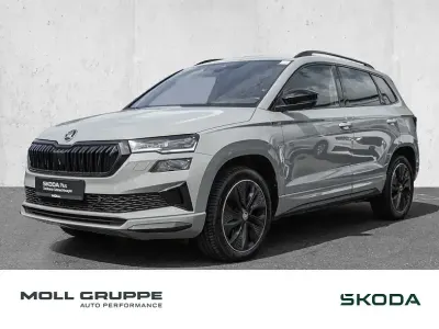 Gebraucht Skoda Karoq SportLine 150 PS (110 kW) 2023 Stahlgrau SUV