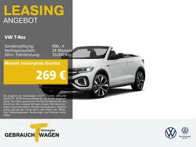 Usata VW T-Roc R-line 150 CV (110 kW) 2025 Bianco SUV