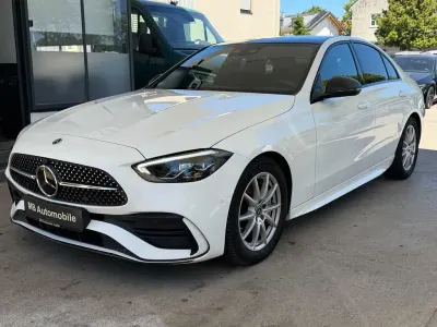 Gebraucht Mercedes C300 AMG line 265 PS (194 kW) 2023 Weiß Limousine