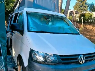 Gebraucht VW Multivan 105 PS (77 kW) 2015 Weiß Van / Kleinbus