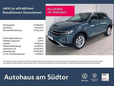 Petroleum blue metallic Gebraucht 2024 VW T-Roc Style SUV | 27.580 € (Guter Preis)