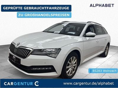 Gebraucht Skoda Superb Ambition 150 PS (110 kW) 2022 Moon weiss perleffekt (metallic) Kombi