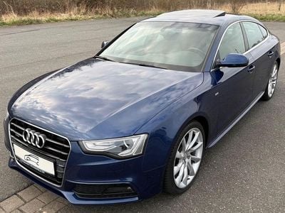 Brugt Audi A5 Sportback S-line plus 230 HK (169 kW) 2016 Blå Hatchback