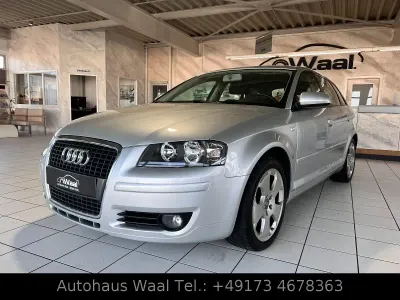 Gebraucht Audi A3 Sportback Ambition 150 PS (110 kW) 2006 Silbersee/lichtsilber Kleinwagen